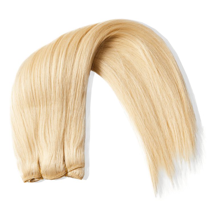 Silky Straight Platinum Blonde 18 Inch Human Hair Extension - Image 3