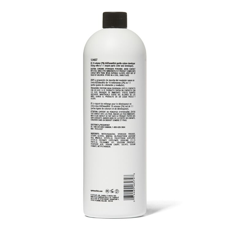 10 Volume Gentle Creme Developer 16 Oz - Image 2