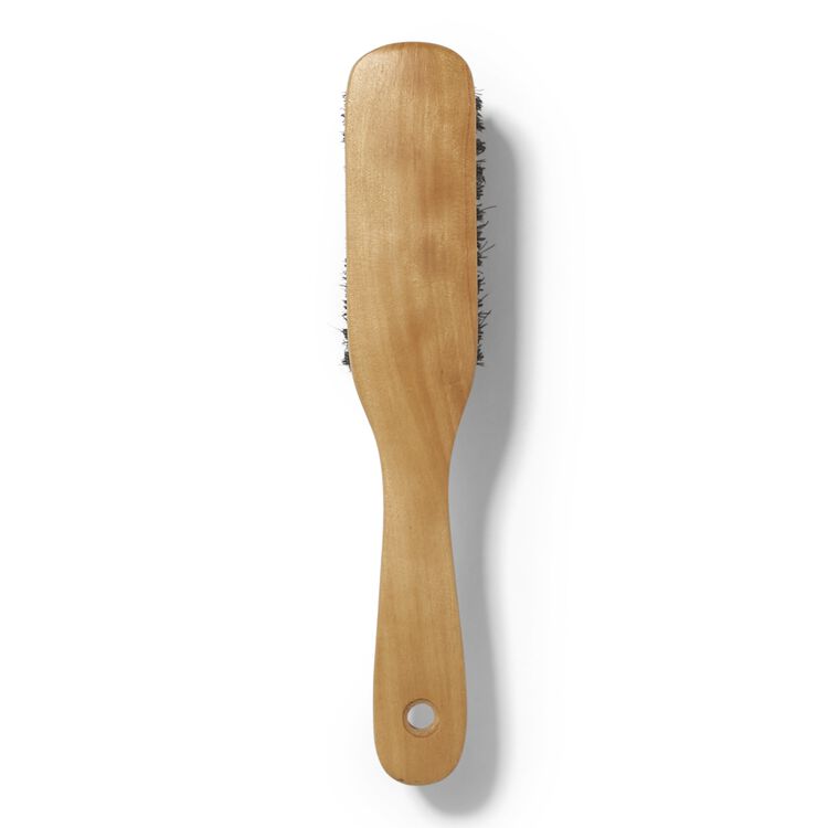 Soft Boar Bristle Wooden Styling Brush - Image 2