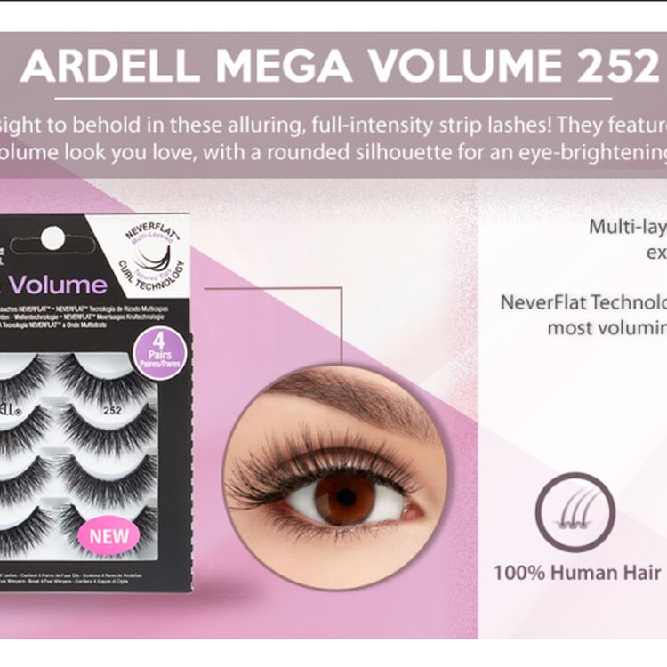 4 Pack Mega Volume 252 Lashes - Image 6