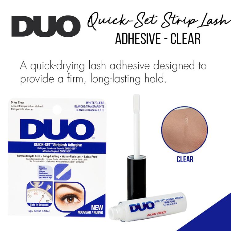 DUO Quick-Set Striplash Adhesive Clear - Image 3