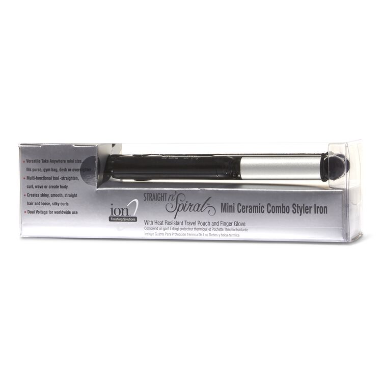 Straight N' Spiral Travel Styler Iron 3/8 Inch - Image 2