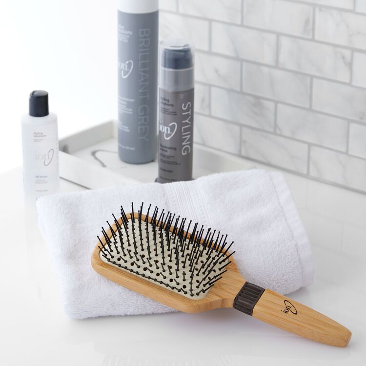 Bamboo Vented Paddle Cushion Brush - Image 7