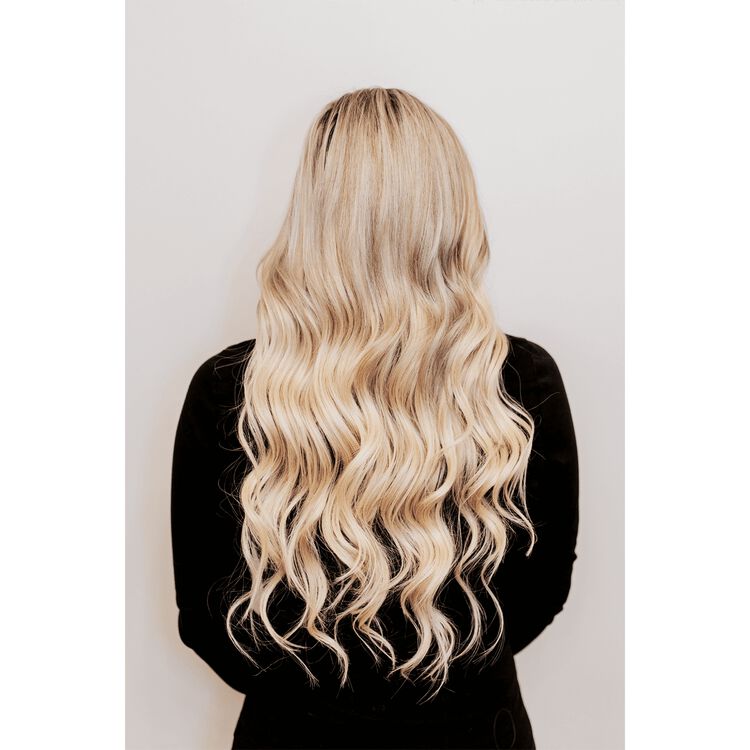 18" Ultra-Seamless Clip-in Hair Extensions Light Blonde - Image 5