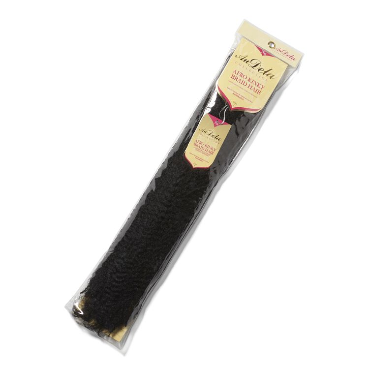 Afro Kinky Jet Black 20 Inch Braiding Hair - Image 2