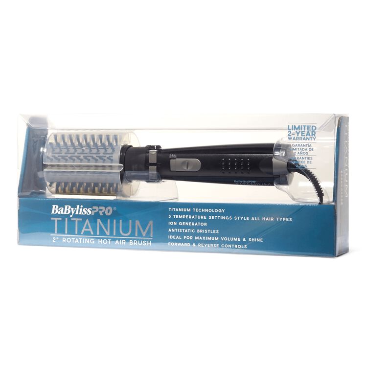 Titanium Rotating Hot Air Brush 2 Inch - Image 2