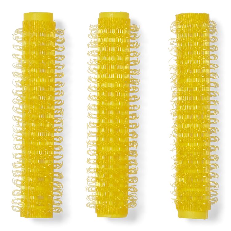 Yellow 3/8 Inch Classic Style Self Grip Rollers 8 Pack - Image 2