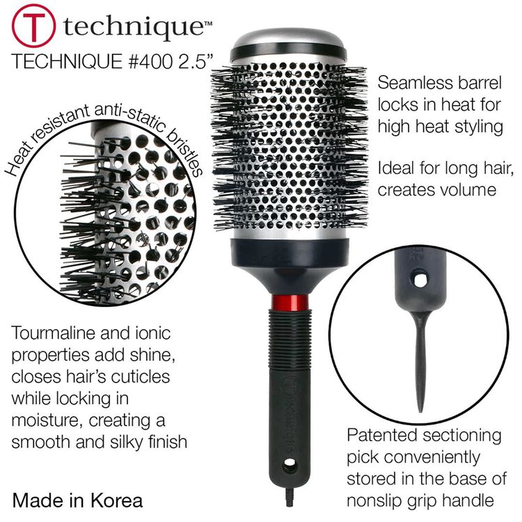 Technique Thermal Round Brush #400 2.5" - Image 4