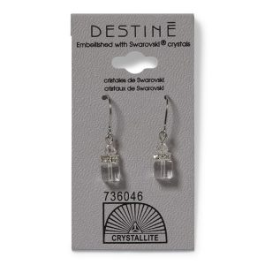 Destine Cube Dangle Earrings