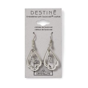 Destine Trefoil Dangle Earrings