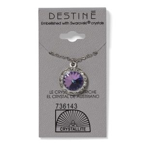 VL Rihinestone Rivoli Pendant
