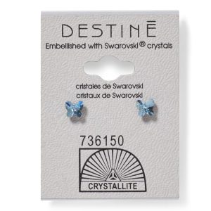 Destine Aqua Butterfly Earring