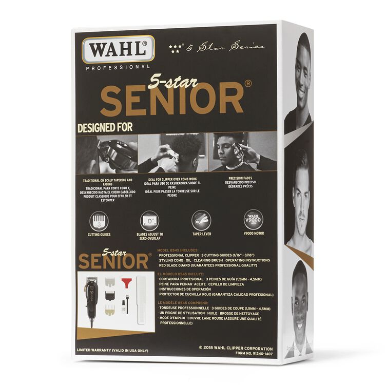 Professional Black 5 Star Senior Clipper - Image 3