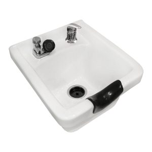 White Porcelain Sidewash Bowl