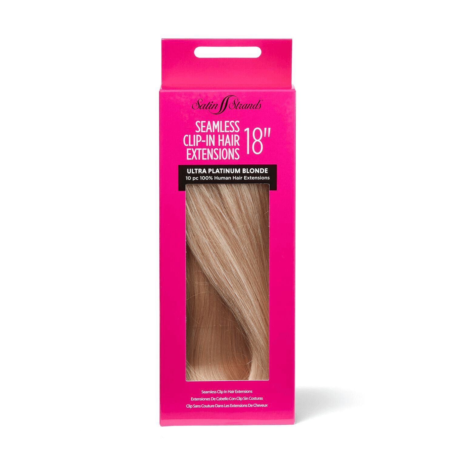 18 Inch Seamless Clip-in Hair Extensions